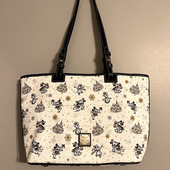 DISNEY PARKS DOONEY & BOURKE LARGE PURSE NEW WITH TAGS - MICKEY & MINNIE MOUSE - Picture 1 of 7